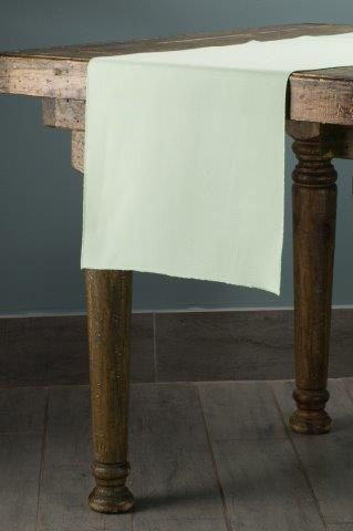 Classic Solid Mint table runner
